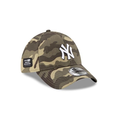New York Yankees Gorra | New Era MLB Armed Forces Weekend 39thirty Stretch Fit Cap Mexico - Verdes